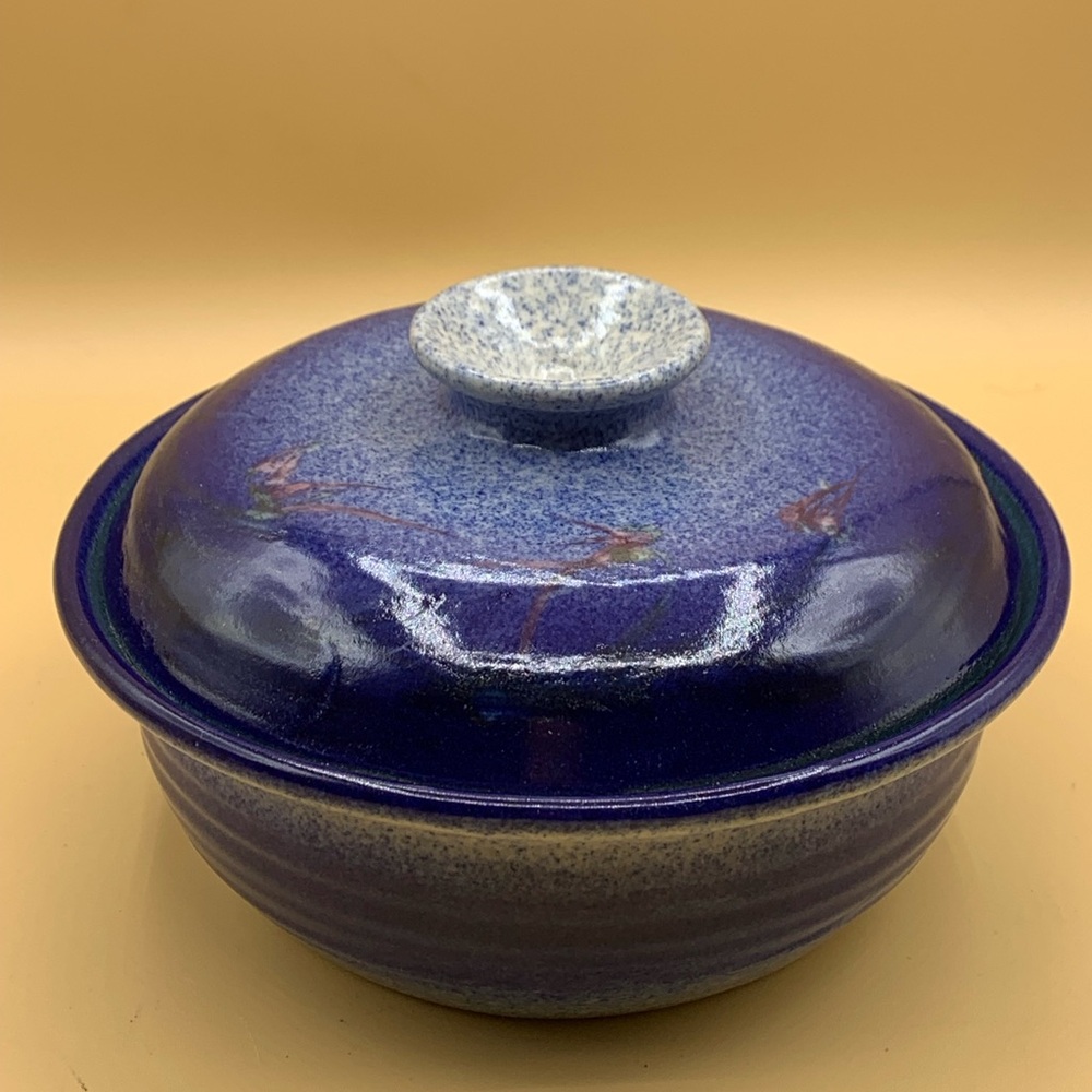 Blue Ceramic Casserole Dish